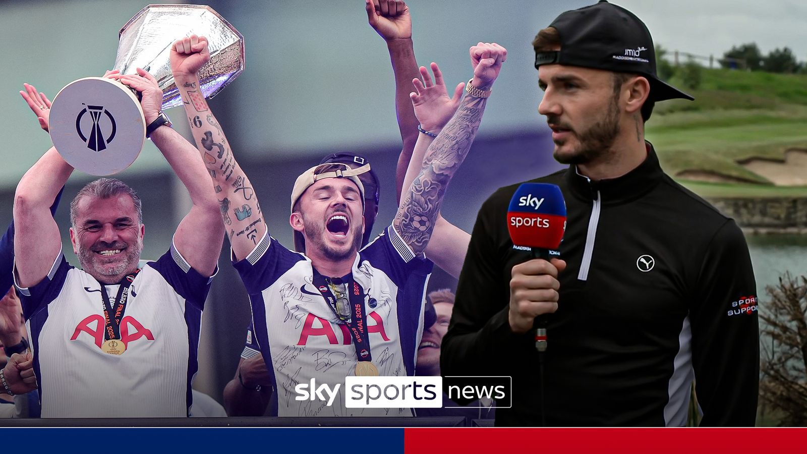 Spurs' James Maddison: Ange Postecoglou's self-belief feeds into us - Sky Sports