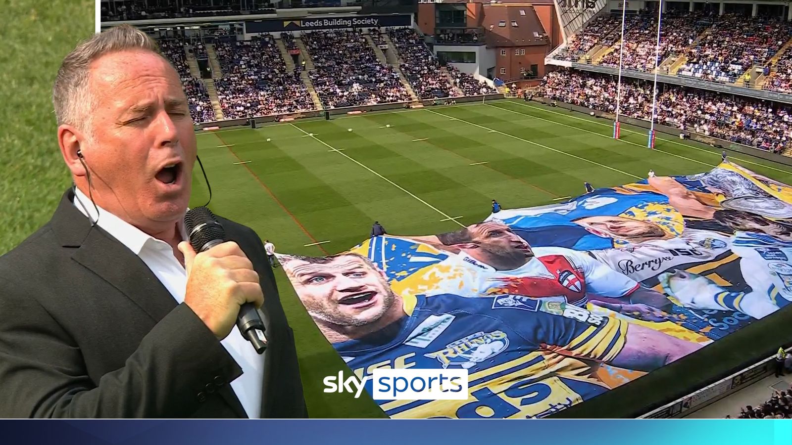 Innes leads Rob Burrow tributes with rendition of Nessun Dorma at Headingley