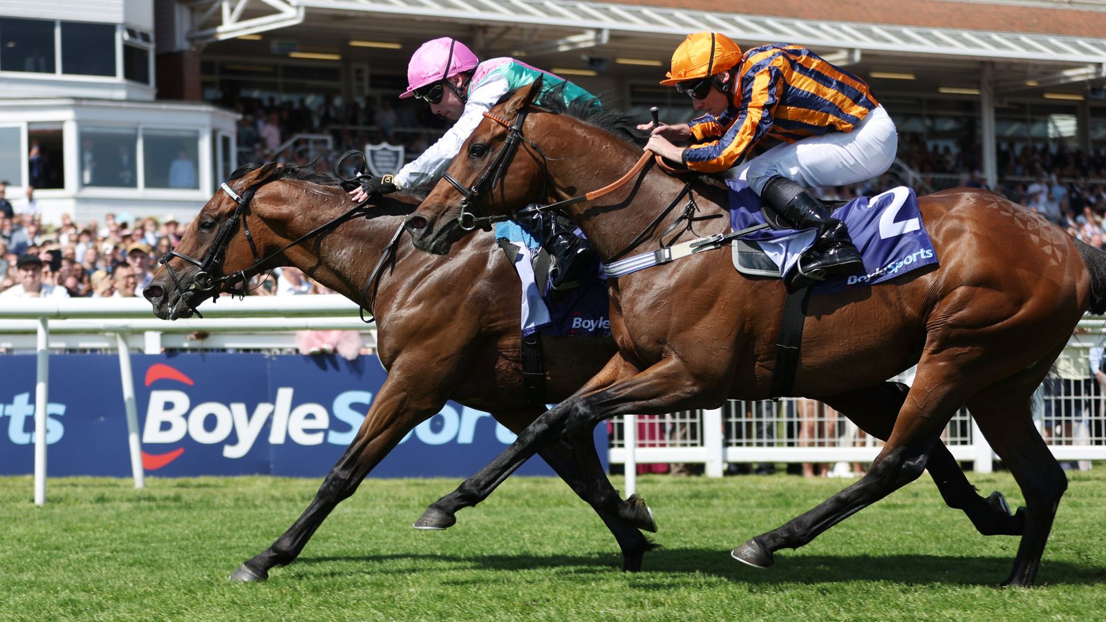 Lockinge Stakes: Lead Artist claims Group 1 prize for Oisin Murphy and Gosden team