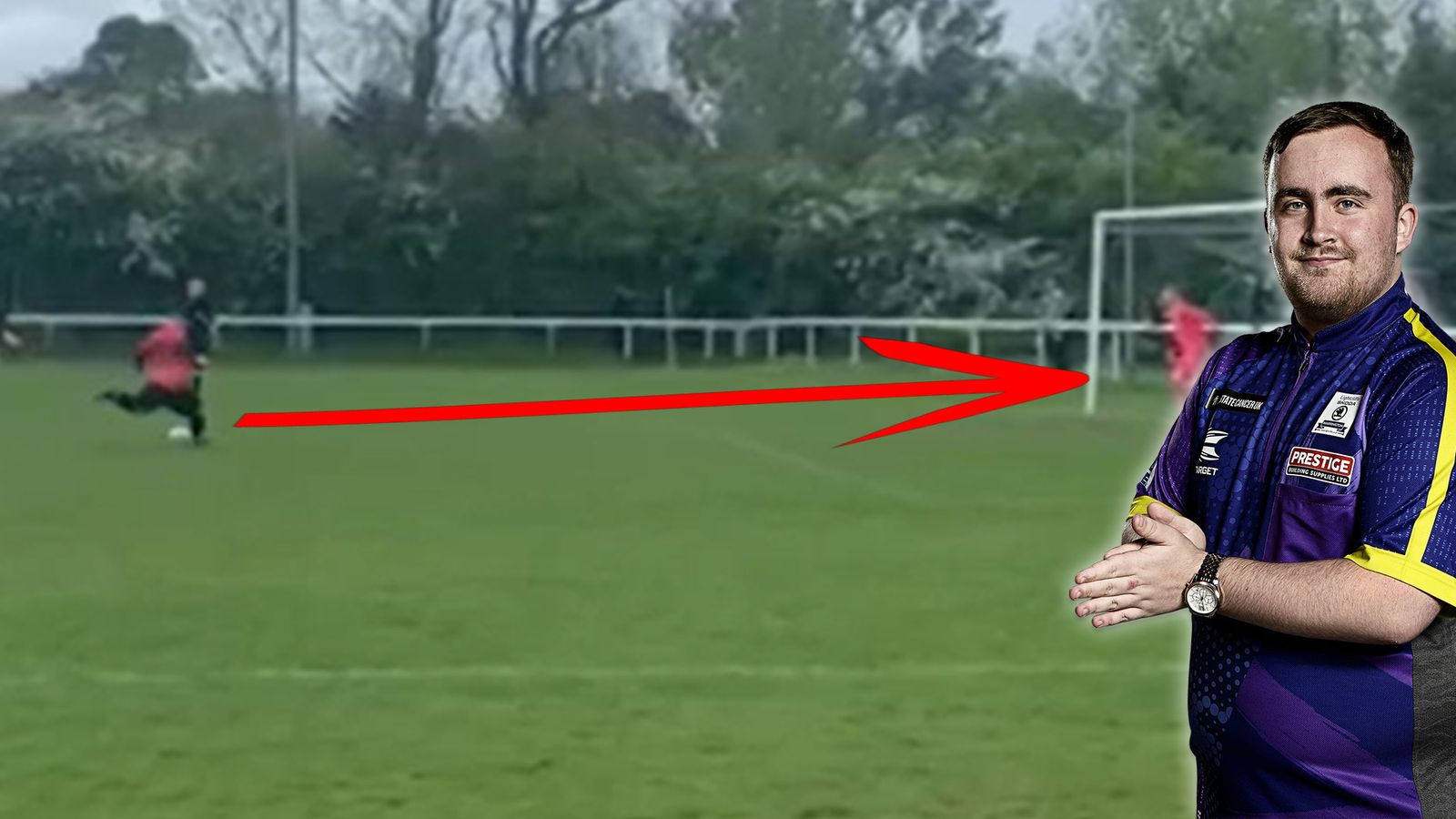 Luke Littler scores penalty for Angry Ginge's Winton Yanited! Luke Littler scores penalty for Angry Ginge's Winton Yanited!