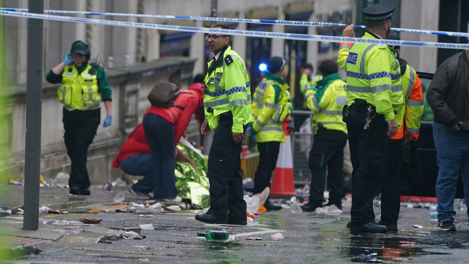 Liverpool trophy parade: Man detained after 'car collides with pedestrians' in city centre