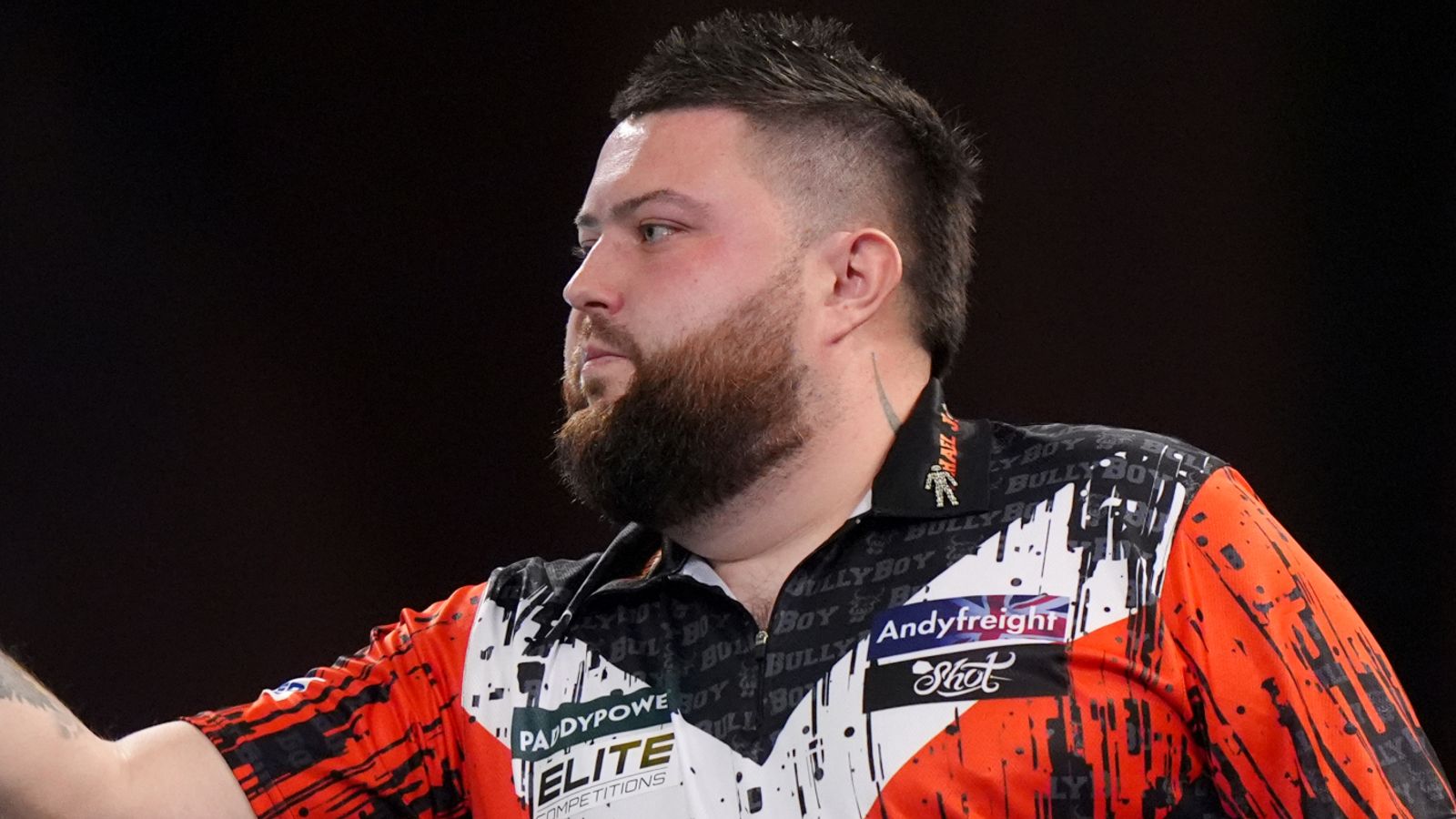 European Darts Open: Michael Smith's hopes of qualifying for World Matchplay in July dented by early exit in Leverkusen