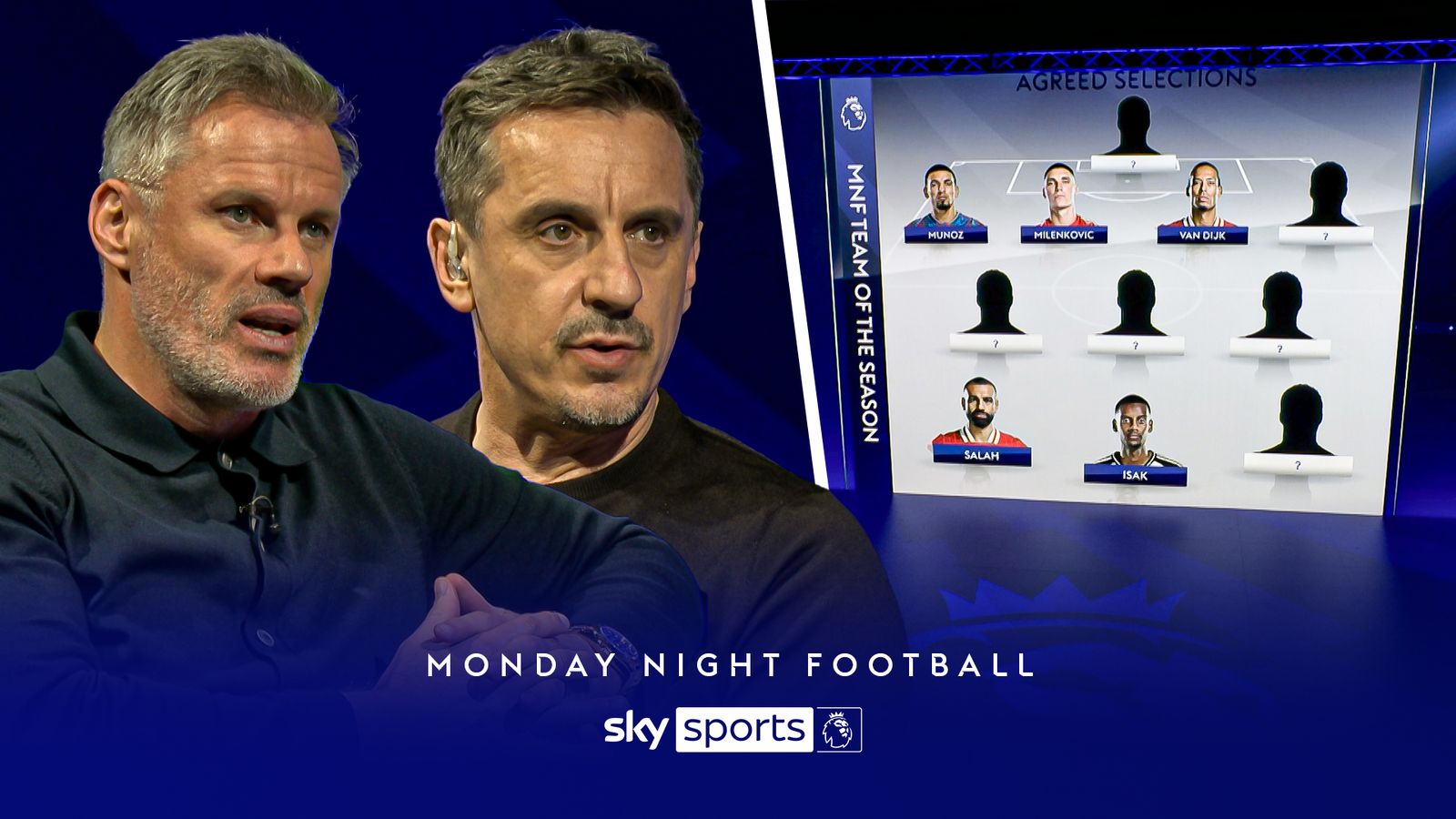 Nev and Carra pick their MNF Teams of the Season!