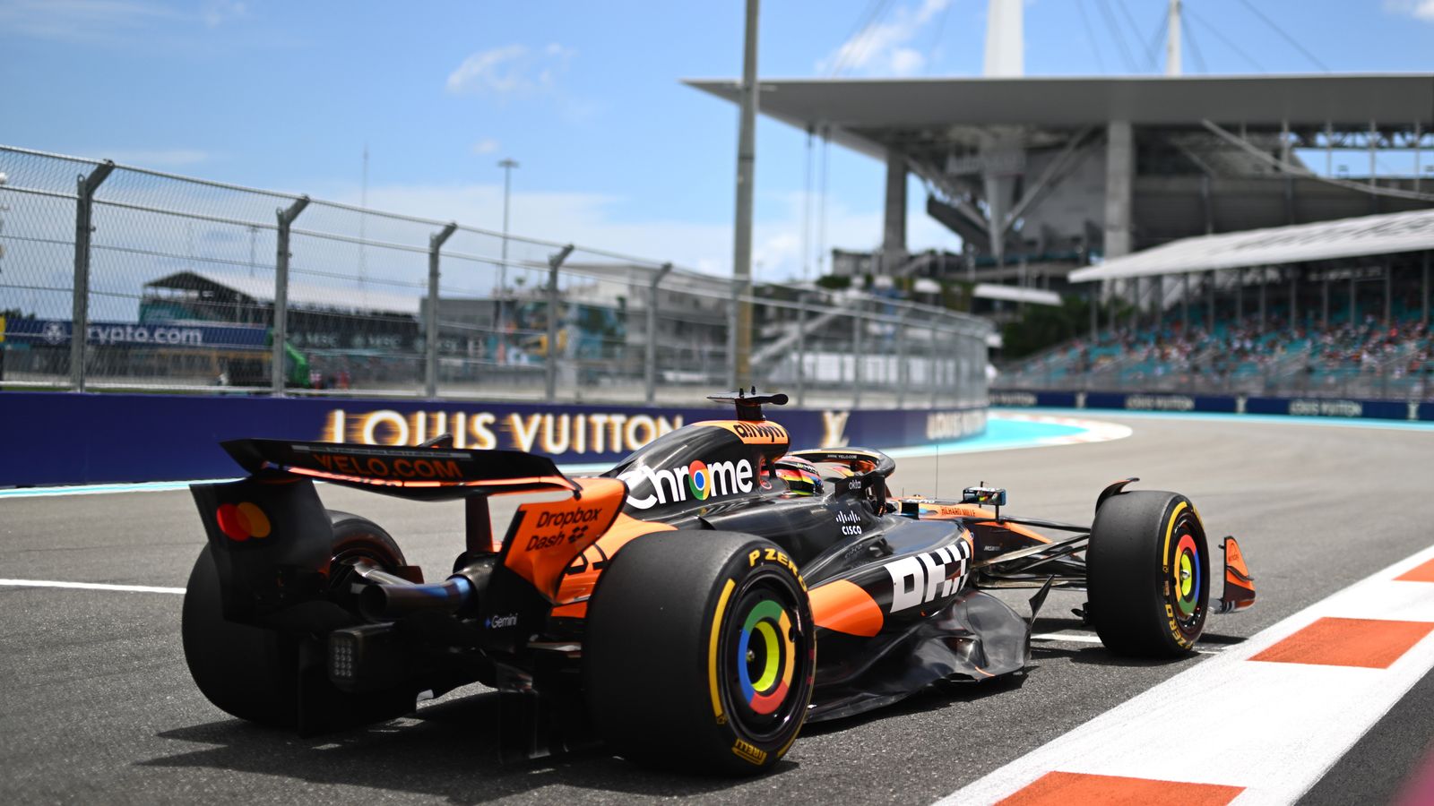 Miami GP: Oscar Piastri tops sole practice as Oliver Bearman crash creates Sprint Qualifying mystery