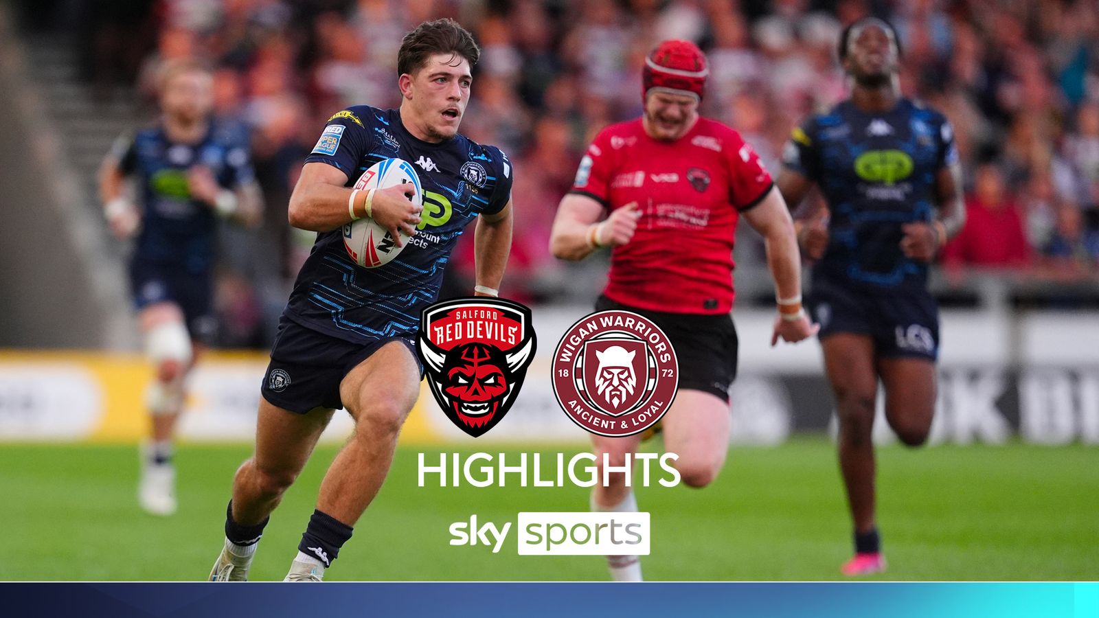 Salford Red Devils 6-46 Wigan Warriors | Super League highlights ...