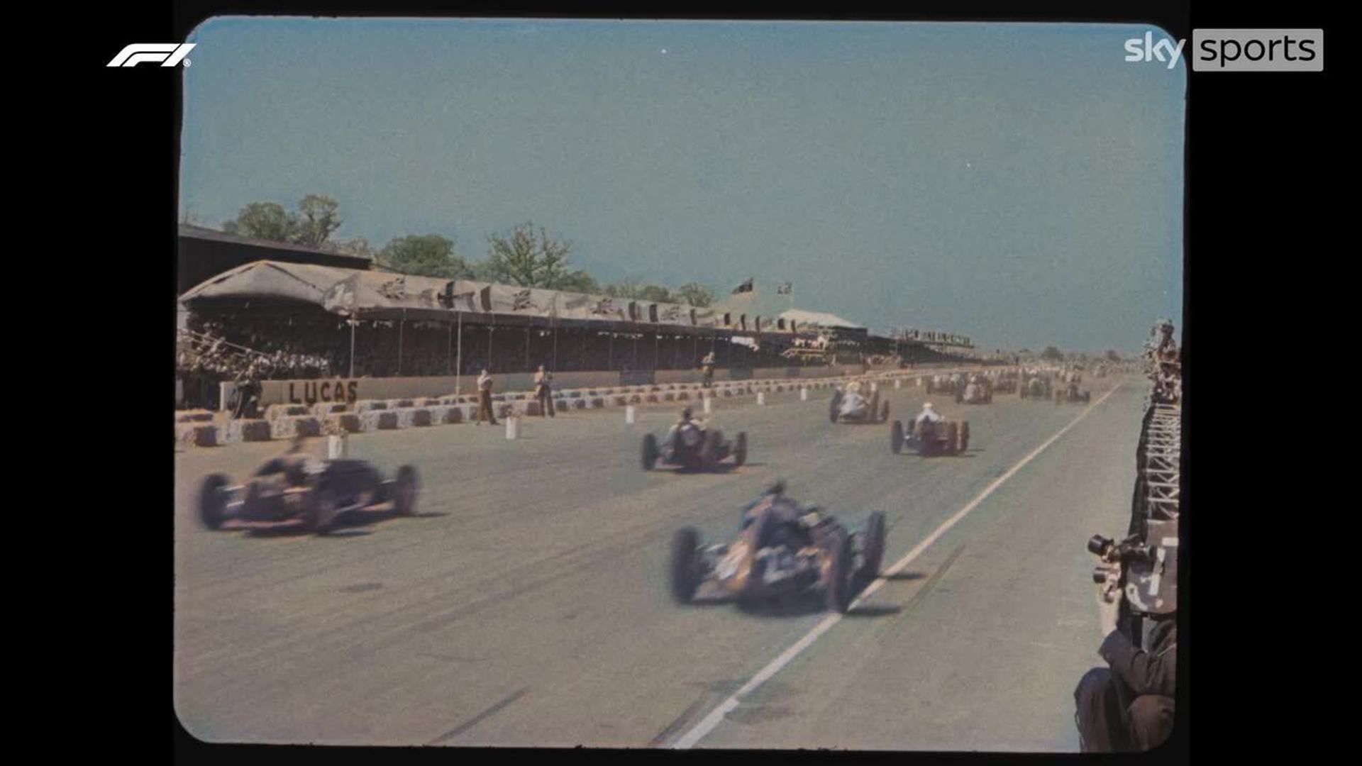 Astonishing colourised footage shows first-ever F1 race 75 years ago!