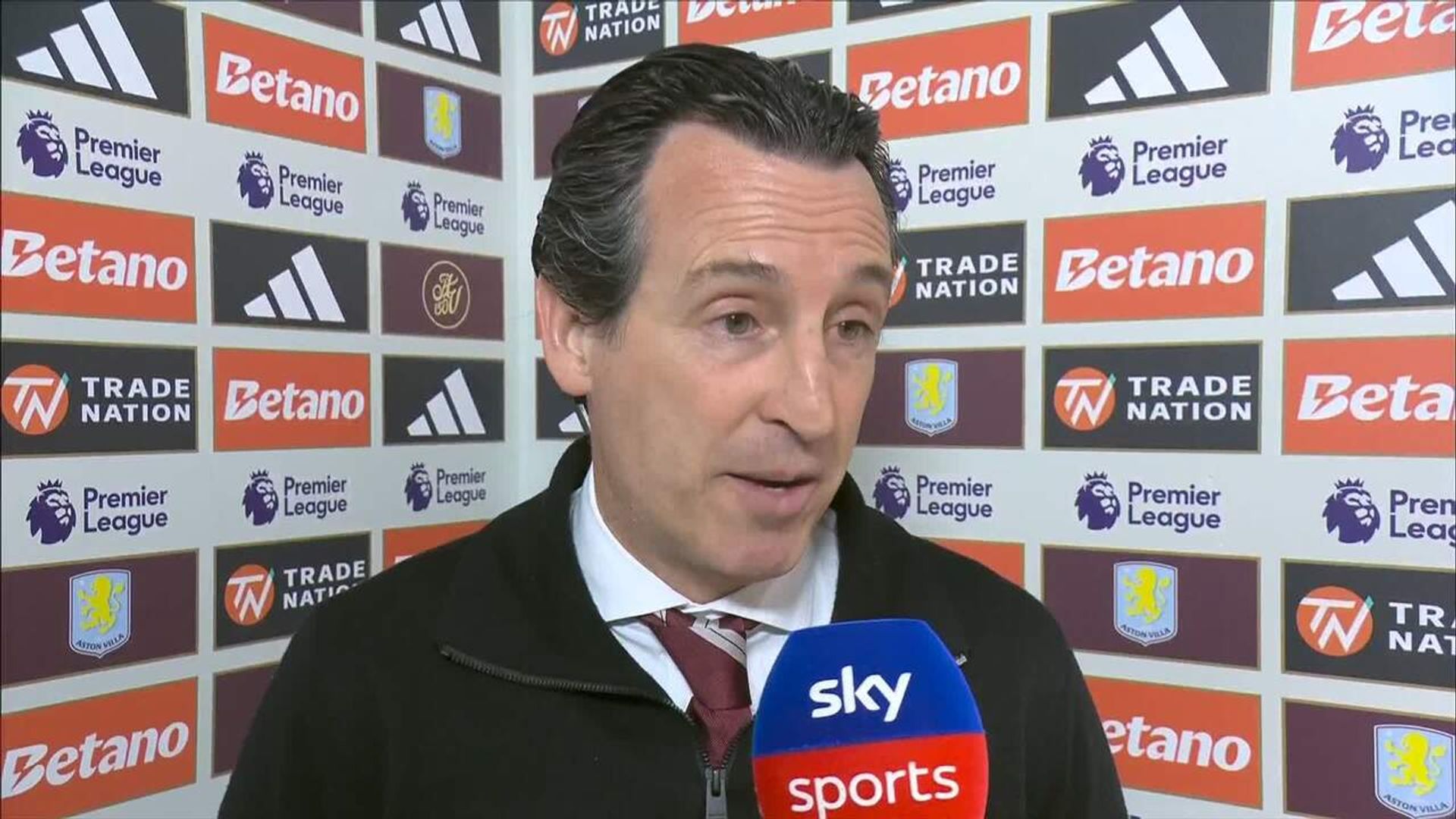'Still work to do' | Emery plays down Villa's Champions League hopes