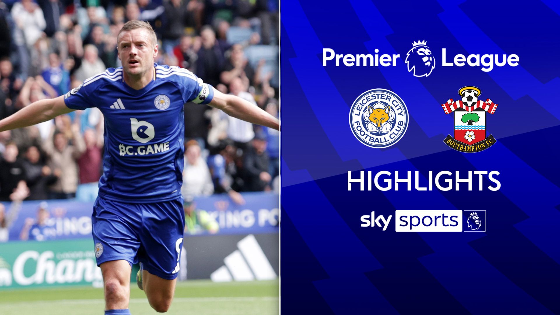 Vintage Vardy performance helps Leicester ease past Saints  