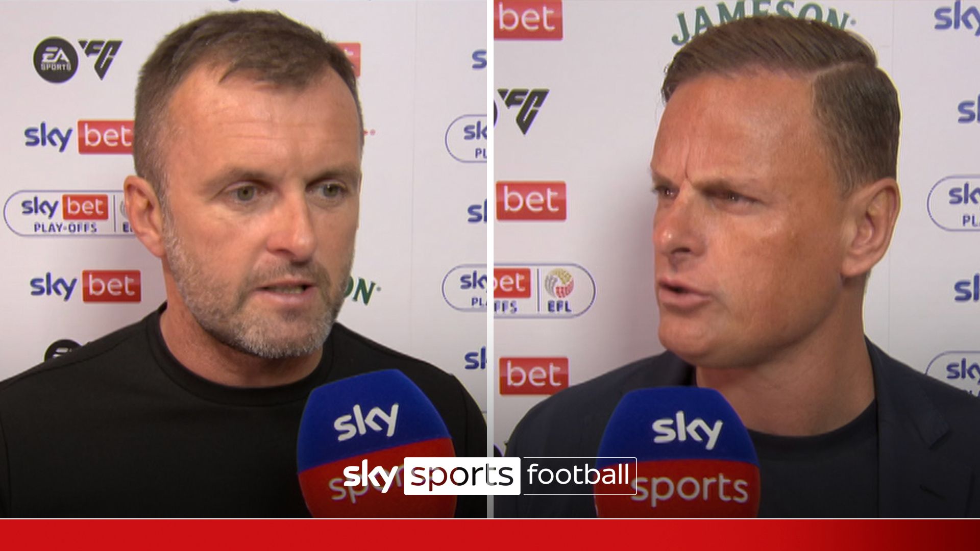 Jones and Wellens look ahead to the League One play-off final