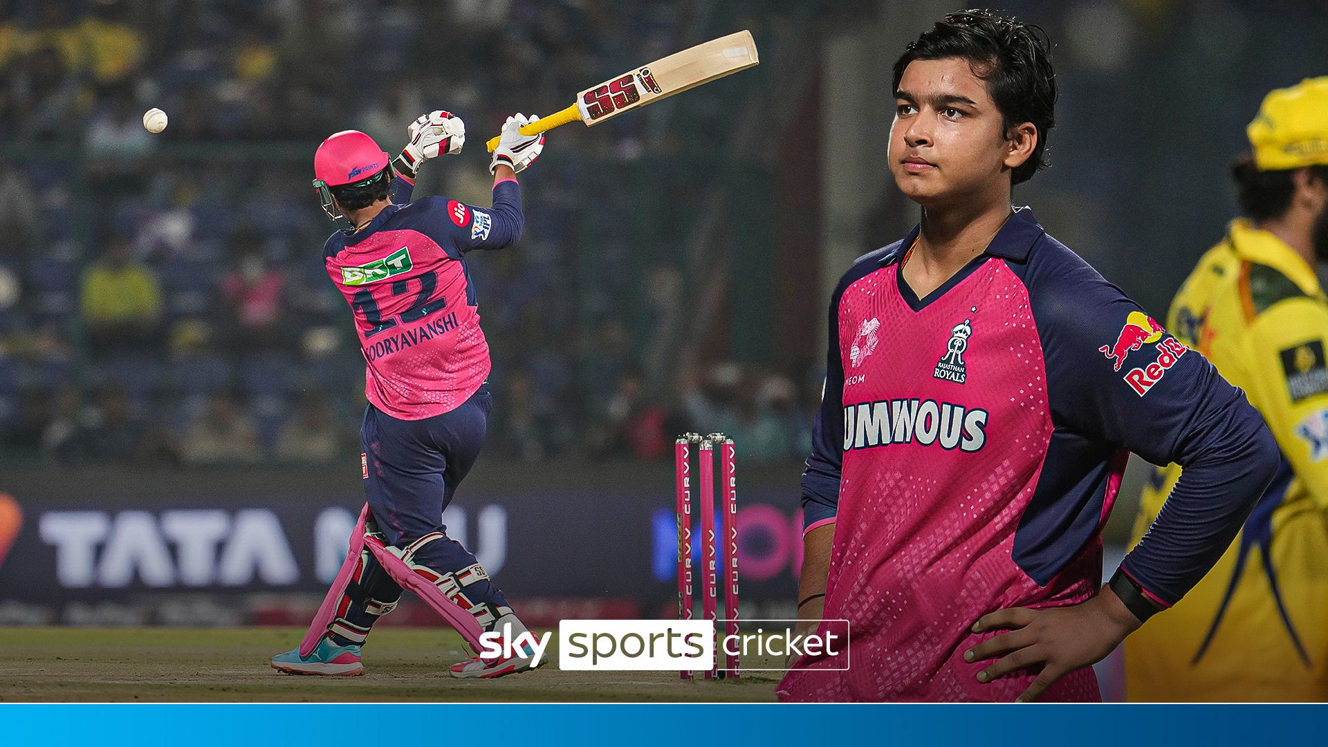 14-year-old Suryavanshi stars again, hitting four sixes on way to 57 runs for Royals