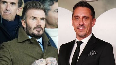 David Beckham and Gary Neville