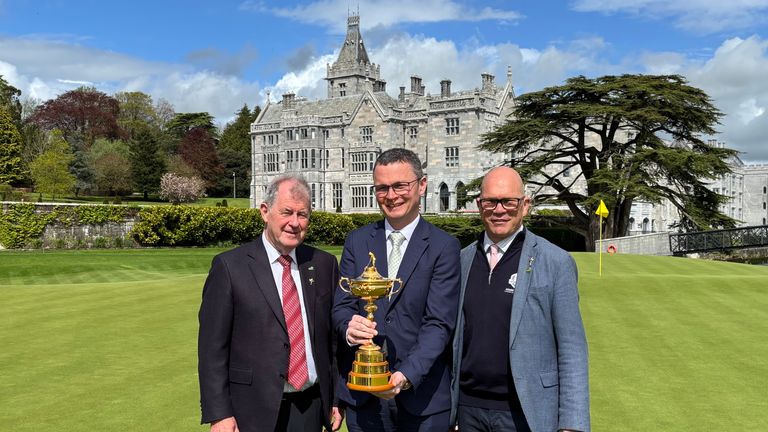 The 2027 Ryder Cup will be held at Adare Manor in Ireland