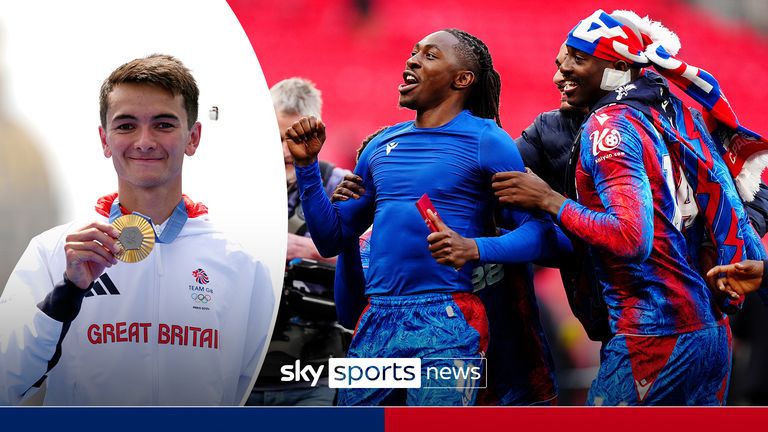 Olympic Triathlon Champion Alex Yee offers FA Cup Final advice to his Crystal Palace heroes
