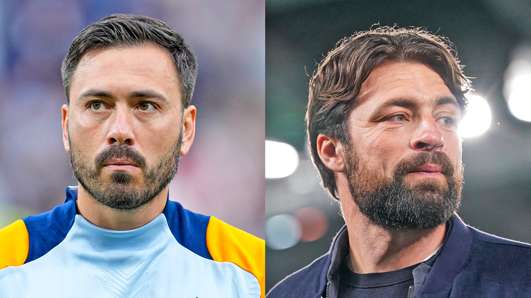 Davide Ancelotti and Russell Martin