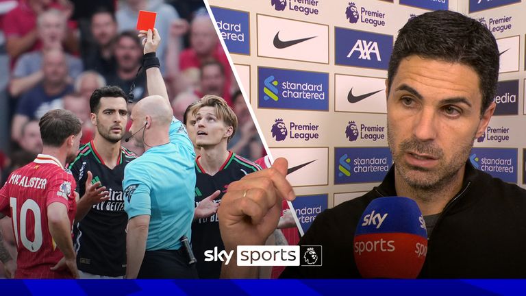 Mikel Arteta says the standards are unacceptable but praised his team for their second-half performance to come from 2-0 down to gain a point with the match finishing as a 2-2 draw against Liverpool. 