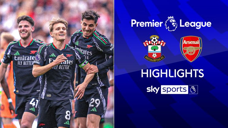 Southampton vs Arsenal highlights.