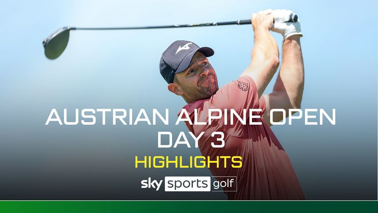 Highlights from the third round of the Austrian Alpine Open at the Gut Altentann Golf Club in Salzburg Henndorf, Austria. 
