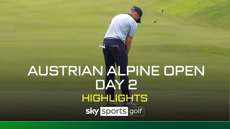 Highlights of the second round from the Austrian Alpine Open from Gut Altentann Golf Club, Salzburg.