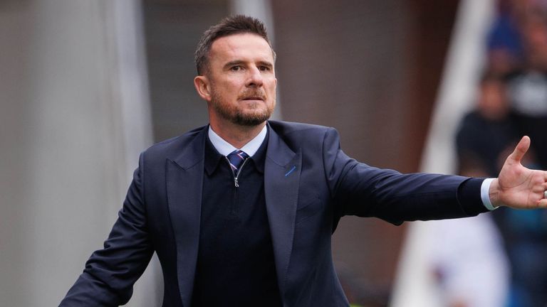 Rangers head coach Barry Ferguson