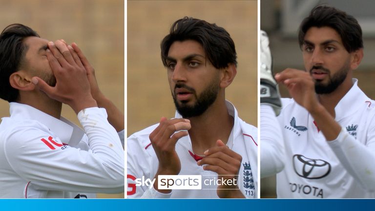 Bashir wicket