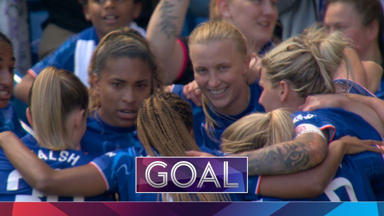 Aggie Beever-Jones scores in injury-time for Chelsea as the home side finally are able to crack open Liverpool. 