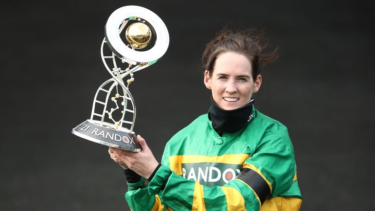 Rachael Blackmore - winner of the 2021 Grand National aboard Minella Times