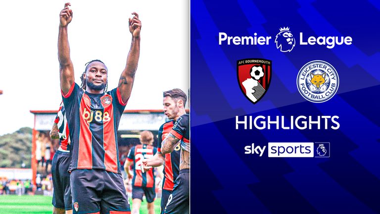 Bournemouth vs Leicester highlights.