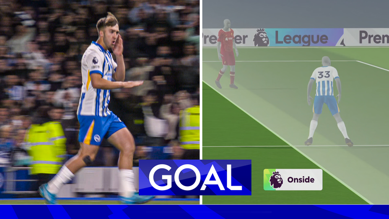 Brighton score third.