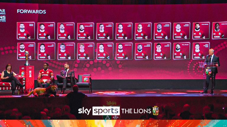 Revealed: The 21 Forwards named for Lions Tour of Australia