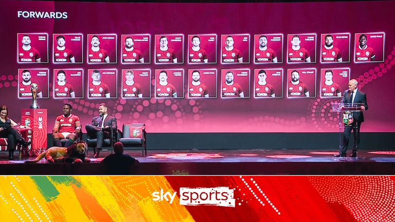 Ieuan Evans reveals the 21 forwards who will represent the British and Irish Lions on their Tour of Australia in the summer