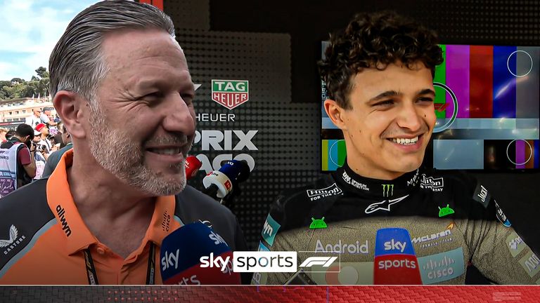 Zach Brown and Lando Norris