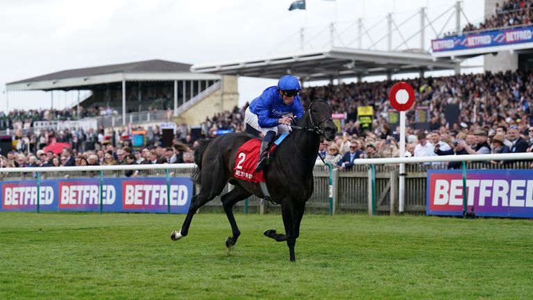 Cinderella's Dream heads for home in the Dahlia Stakes