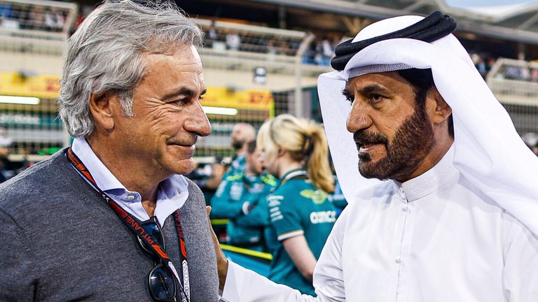 Carlos Sainz Sr and Mohammed Ben Sulayem