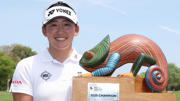 Chisato Iwai won the Mexico Riviera Maya Open for her first LPGA title