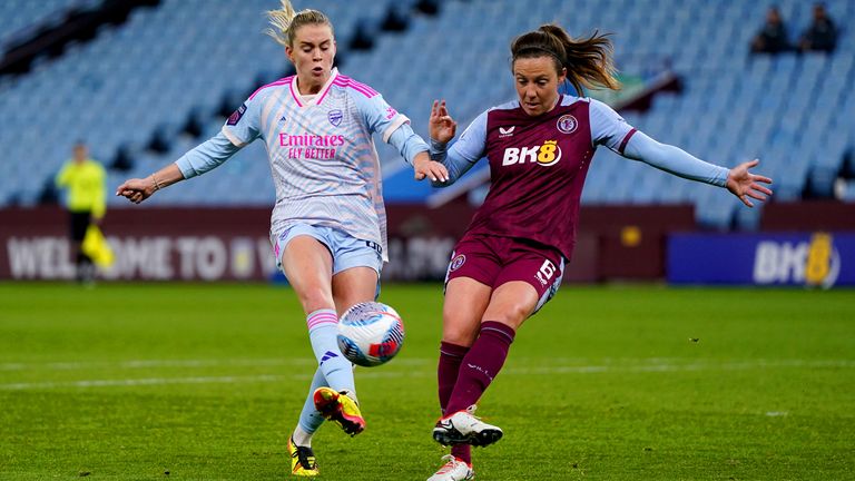 Corsie announced she was leaving Aston Villa after three years at the club