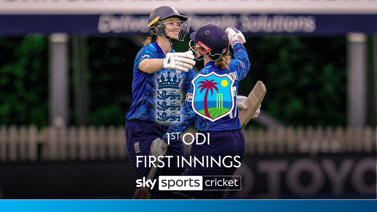 England vs West Indies Women's first ODI highlights.