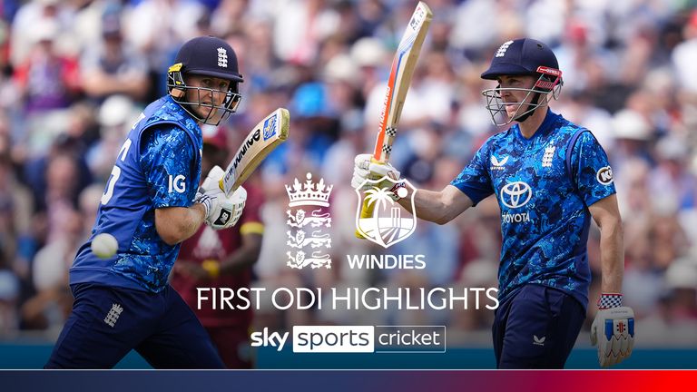 Ist Innings Highlights England vs West Indies ODI