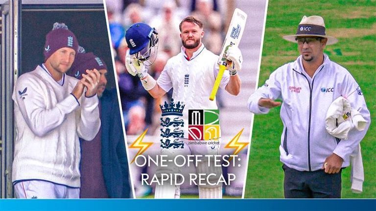 Prepare all the largest and funniest moments from the day of opening a one -time test between England and Zimbabwe in the Trent Bridge.