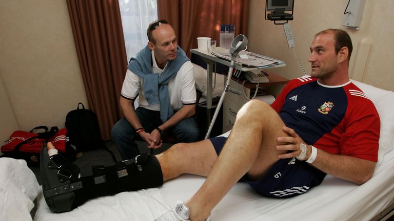 Woodward, Dallaglio, Lions 2005