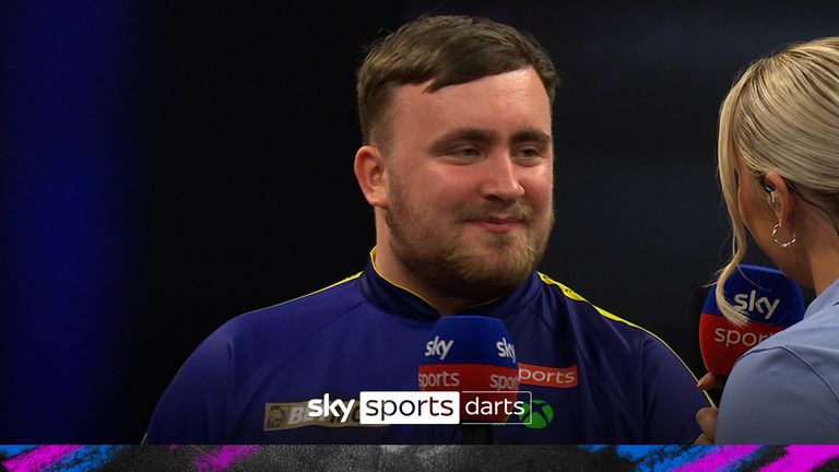 Luke Littler post match interview