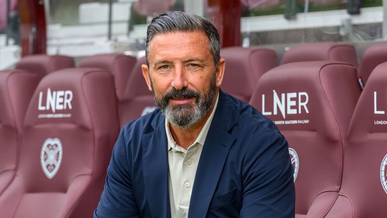 Derek McInnes left Kilmarnock to take charge at Hearts