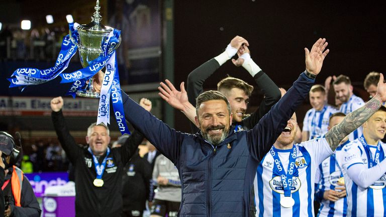 McInnes guided Kilmarnock back to the Scottish Premiership