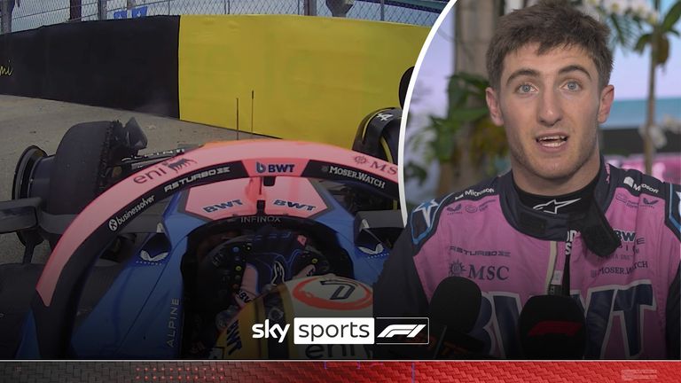 Listen into Jack Doohan's final radio messages to Alpine following his collision with Liam Lawson at the Miami Grand Prix