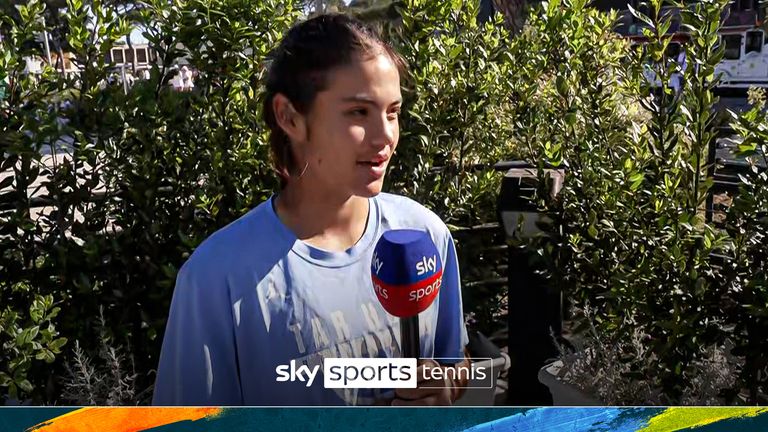 Emma Raducanu in Rome