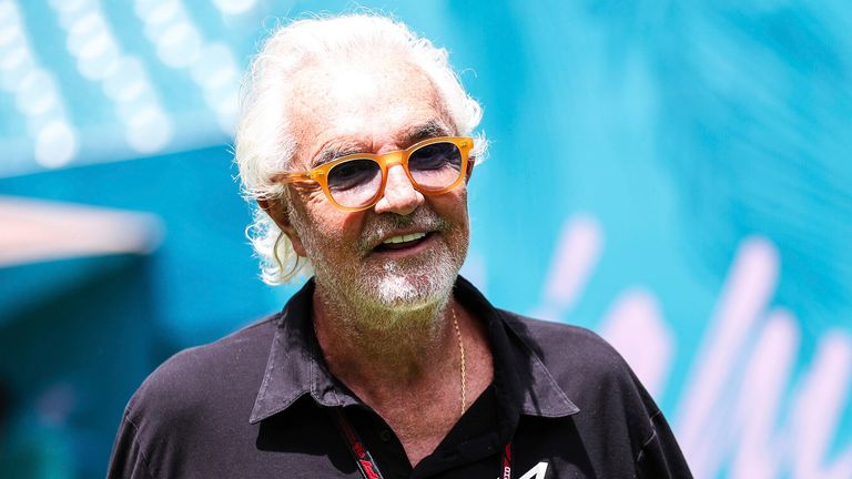 Flavio Briatore has taken up team principal duties at Alpine