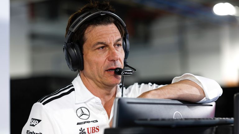 Toto Wolff (AUT, Mercedes-AMG Petronas F1 Team), F1 Grand Prix of Miami at Miami International Autodrome on May 3, 2025 in Miami Gardens, United States of America. (Photo by HOCH ZWEI) Photo by: HOCH ZWEI/picture-alliance/dpa/AP Images