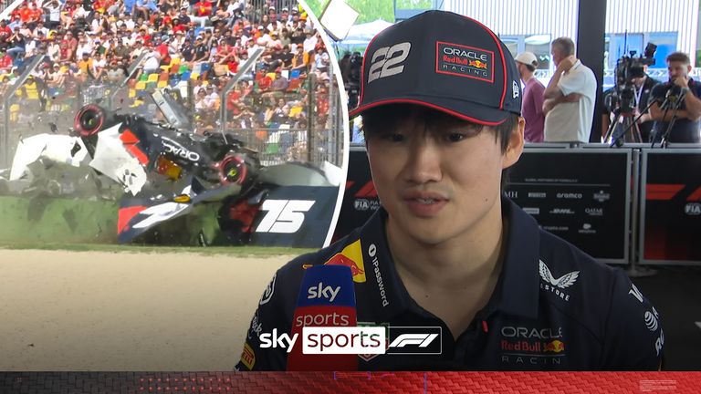 Yuki Tsunoda admitted he 'pushed unnecessarily' after suffering a huge crash in the early stages of qualifying