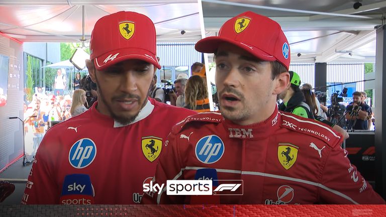 Lewis Hamilton and Charles Leclerc shared their disappointment in qualifying 11th and 12th for the Emilia Romagna Grand Prix