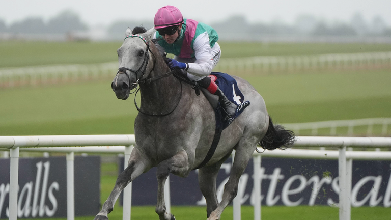 Field Of Gold quickens clear to win the Irish 1,000 Guineas at the Curragh