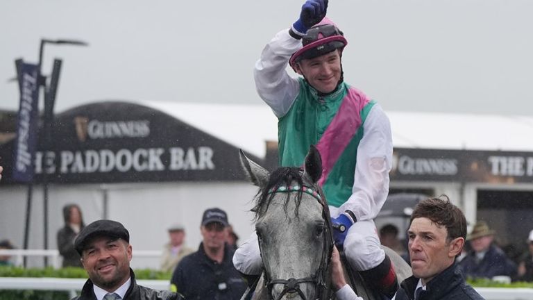 Colin Keane takes the acclaim aboard Field Of Gold